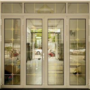 Cửa Đi Mở Quay 4 Cánh | Cửa Nhôm Kính Mặt Tiền tại TP HCM